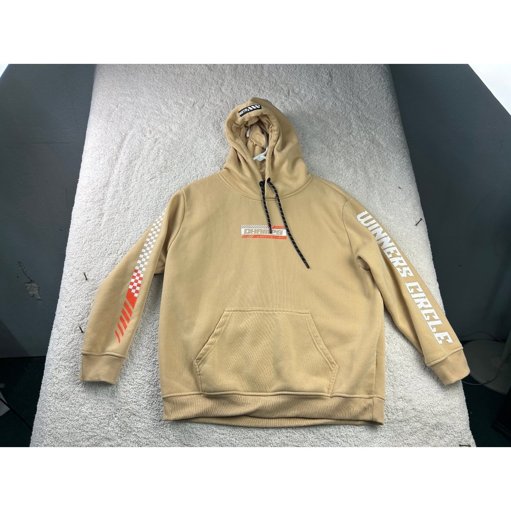 RGSTR Hoodie Men's Small Tan Winners Circle Racing Pullover‎
